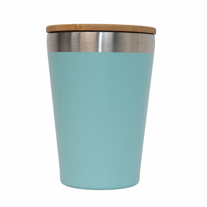 Coffee Mug With Wooden Lid